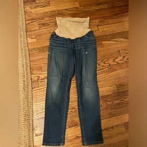 Maternity jeans. Jessica Simpson. Straight/skinny leg. Size large.